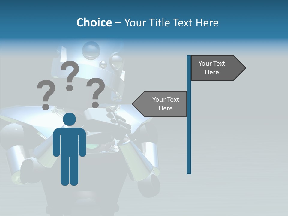 Art Closeup Headshot PowerPoint Template