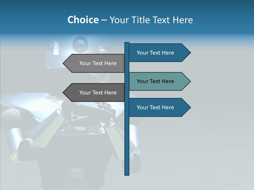 Art Closeup Headshot PowerPoint Template