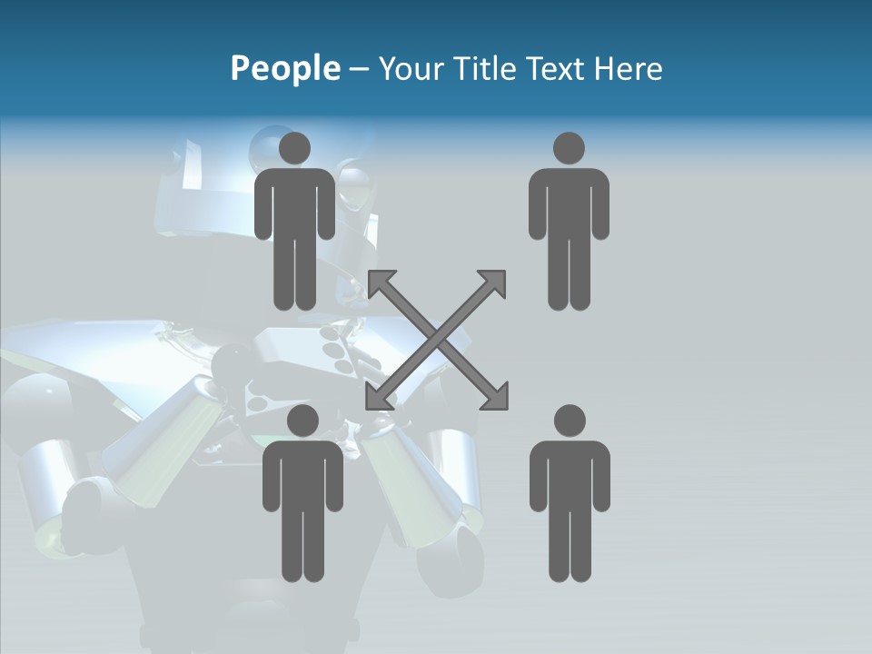 Art Closeup Headshot PowerPoint Template