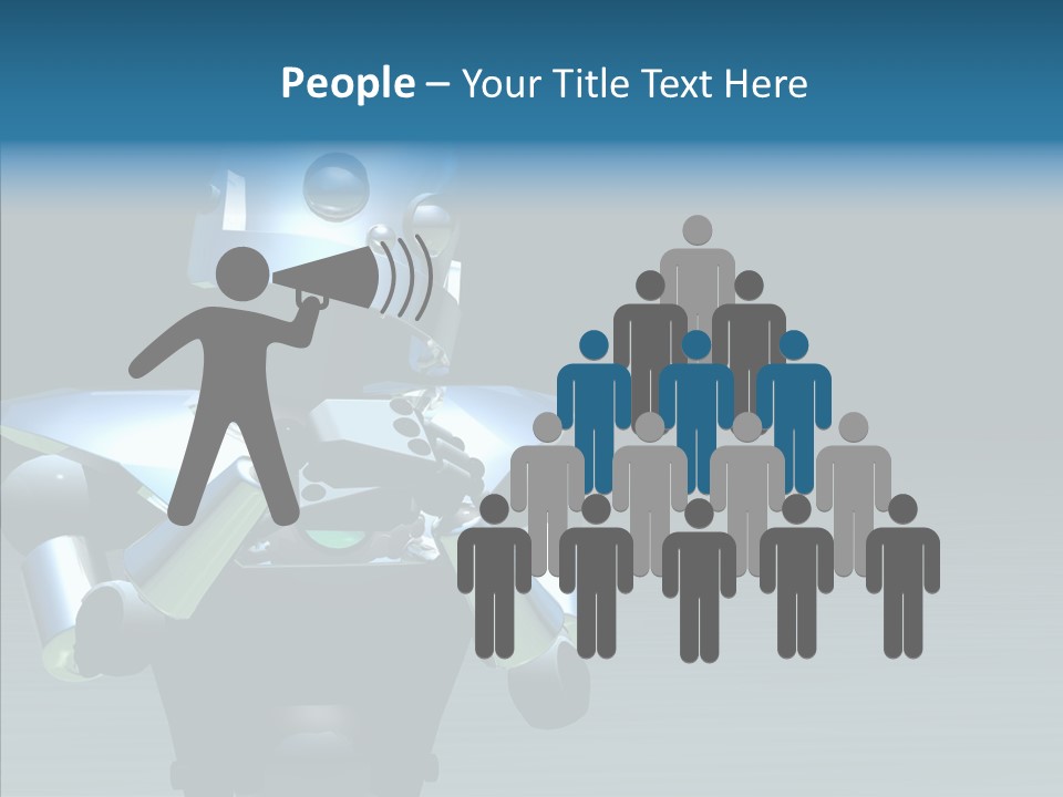 Art Closeup Headshot PowerPoint Template