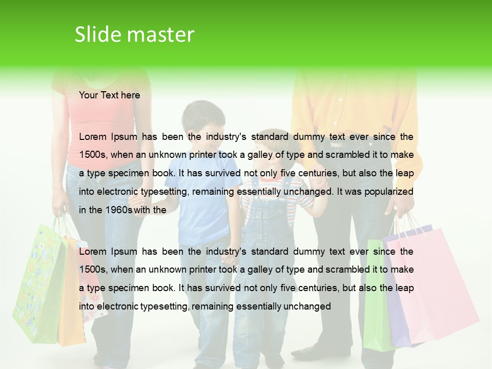 Parents People Caucasian PowerPoint Template