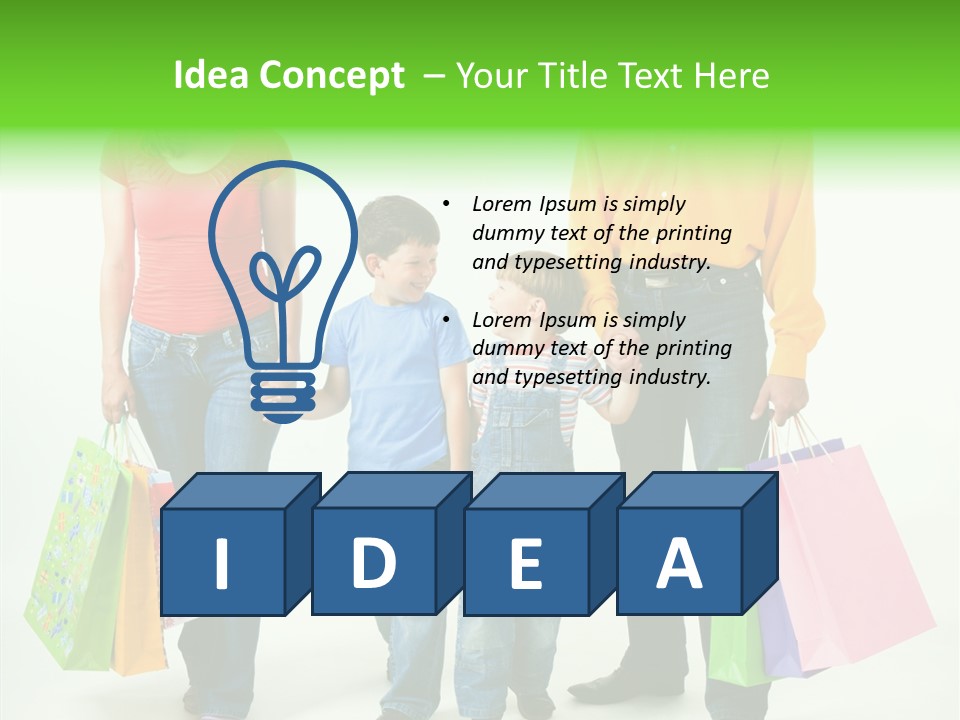 Parents People Caucasian PowerPoint Template