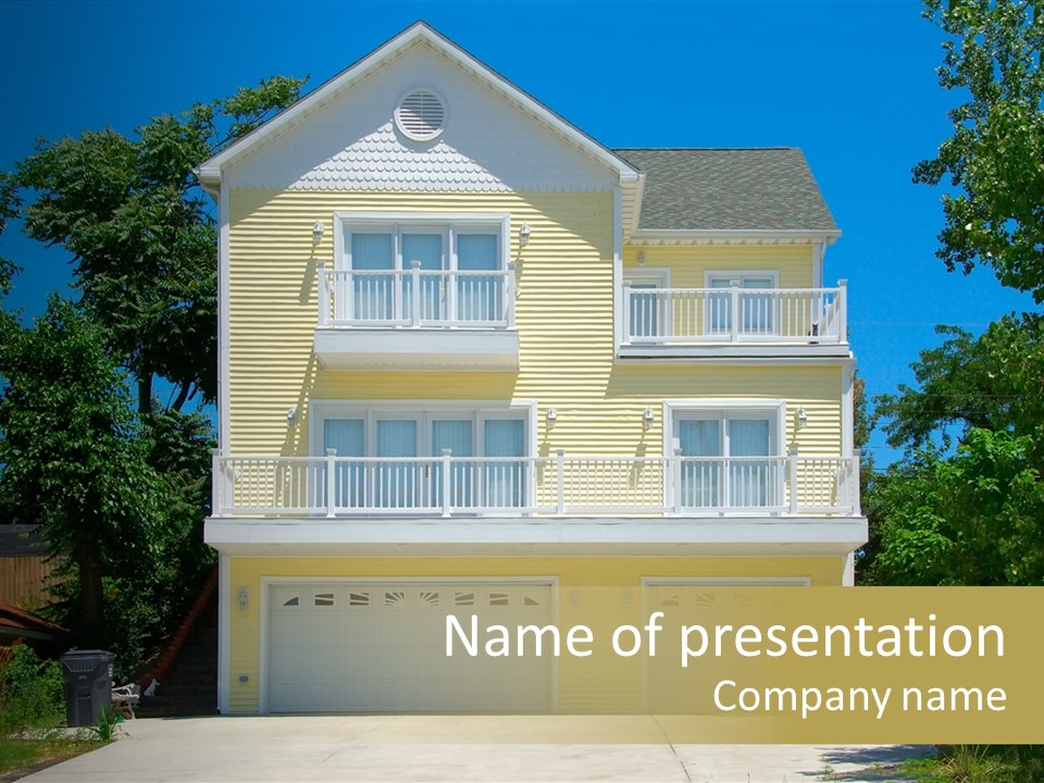 Bushes Retreat Summer PowerPoint Template