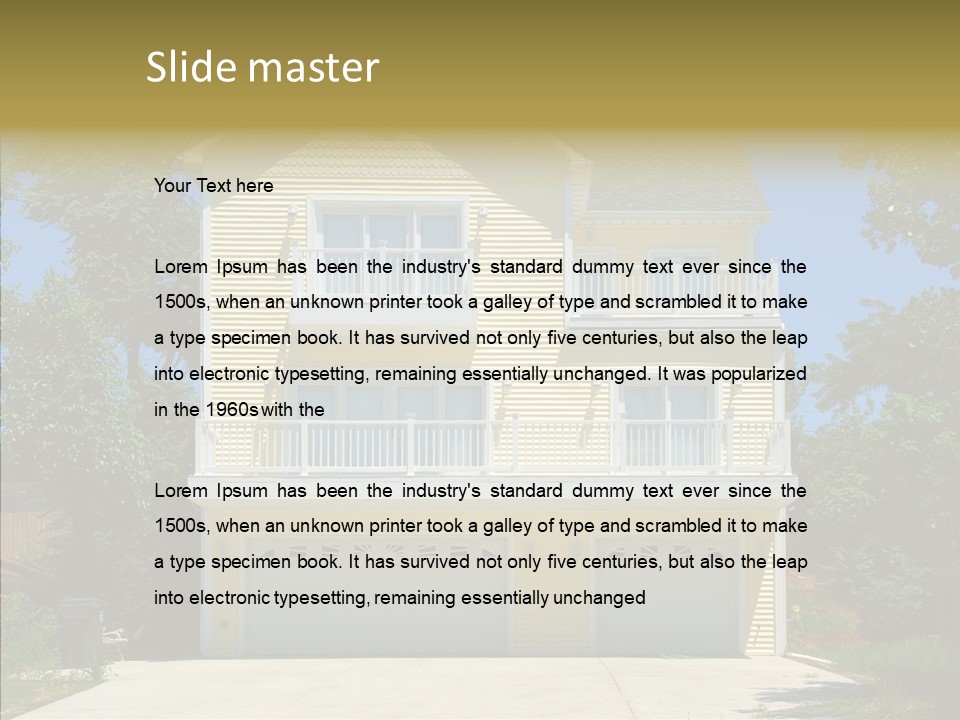 Bushes Retreat Summer PowerPoint Template