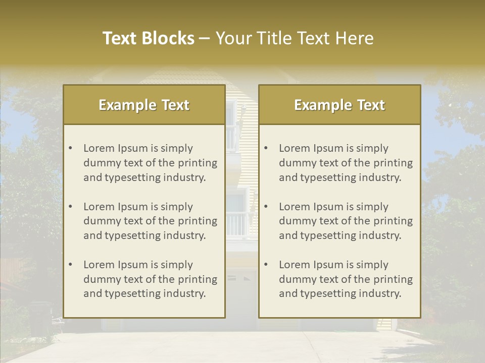 Bushes Retreat Summer PowerPoint Template