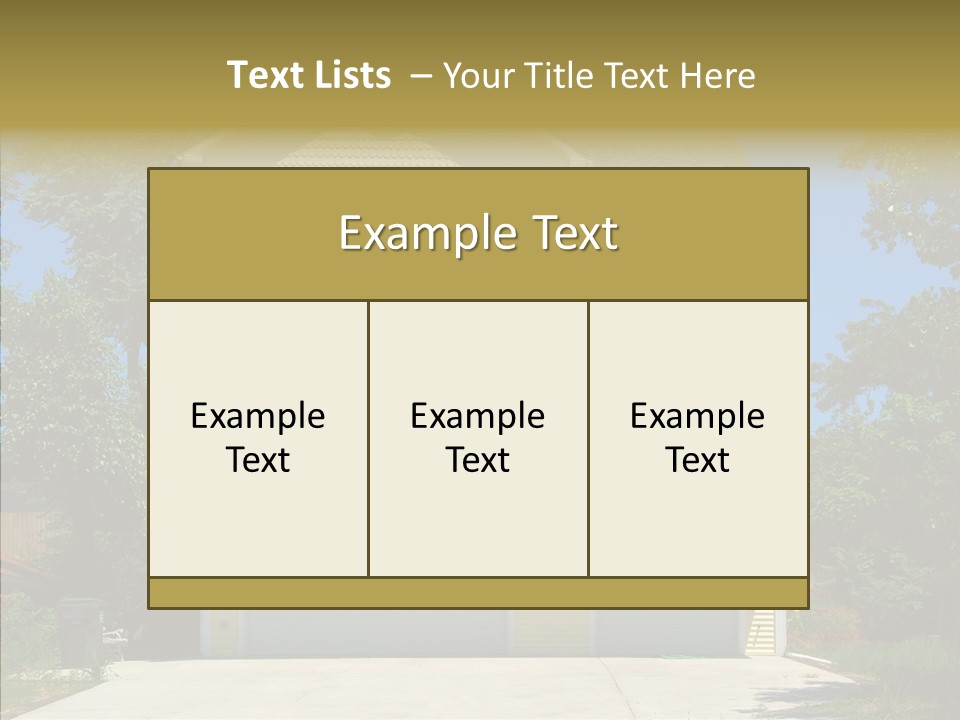 Bushes Retreat Summer PowerPoint Template