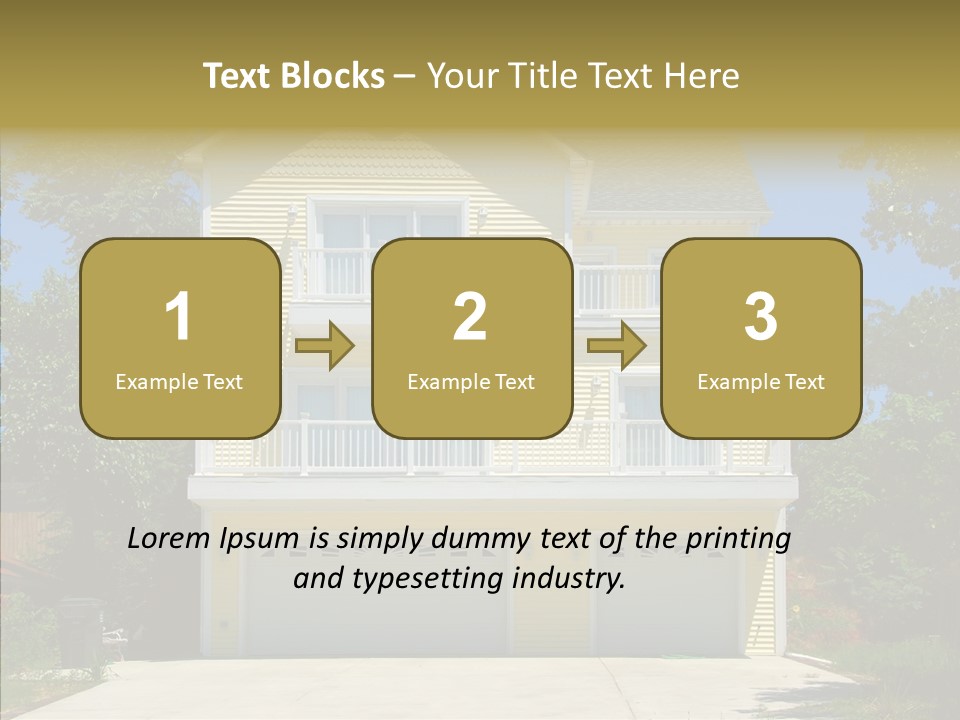 Bushes Retreat Summer PowerPoint Template