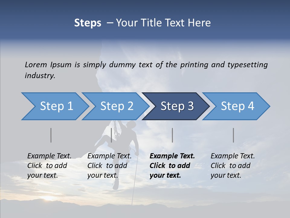 Rappel Stranded Lower PowerPoint Template