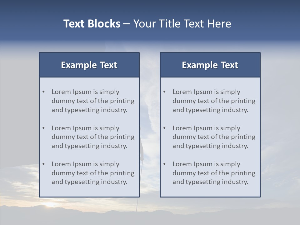 Rappel Stranded Lower PowerPoint Template