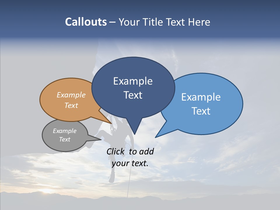 Rappel Stranded Lower PowerPoint Template
