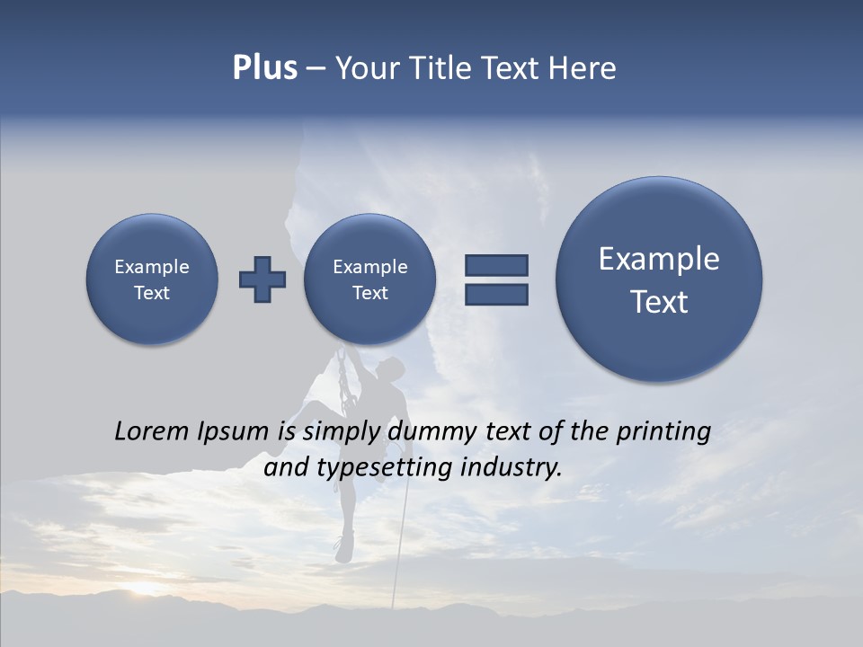 Rappel Stranded Lower PowerPoint Template