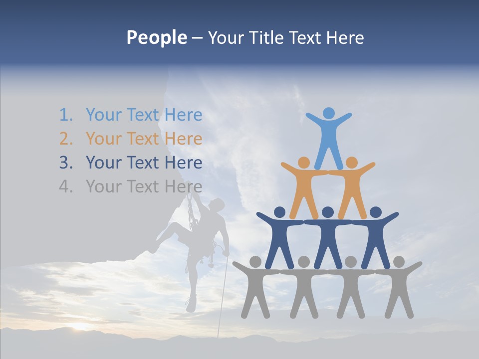 Rappel Stranded Lower PowerPoint Template