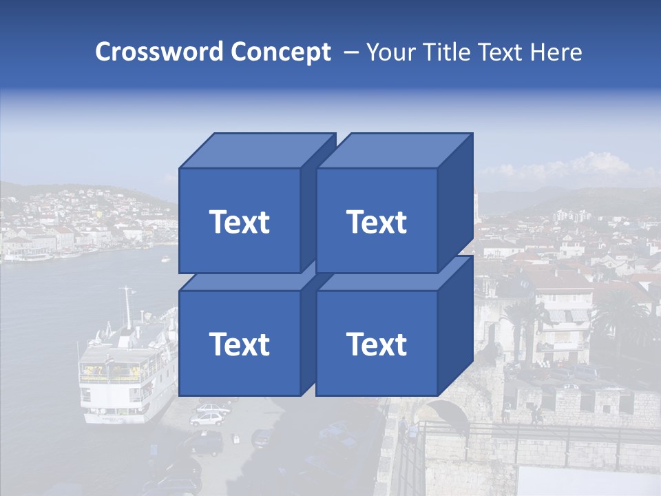 Adriatic Medieval Town PowerPoint Template