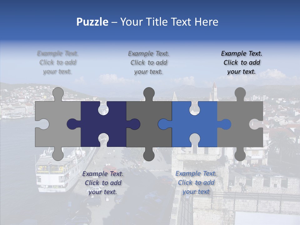 Adriatic Medieval Town PowerPoint Template