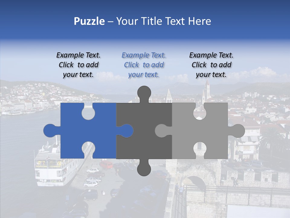 Adriatic Medieval Town PowerPoint Template