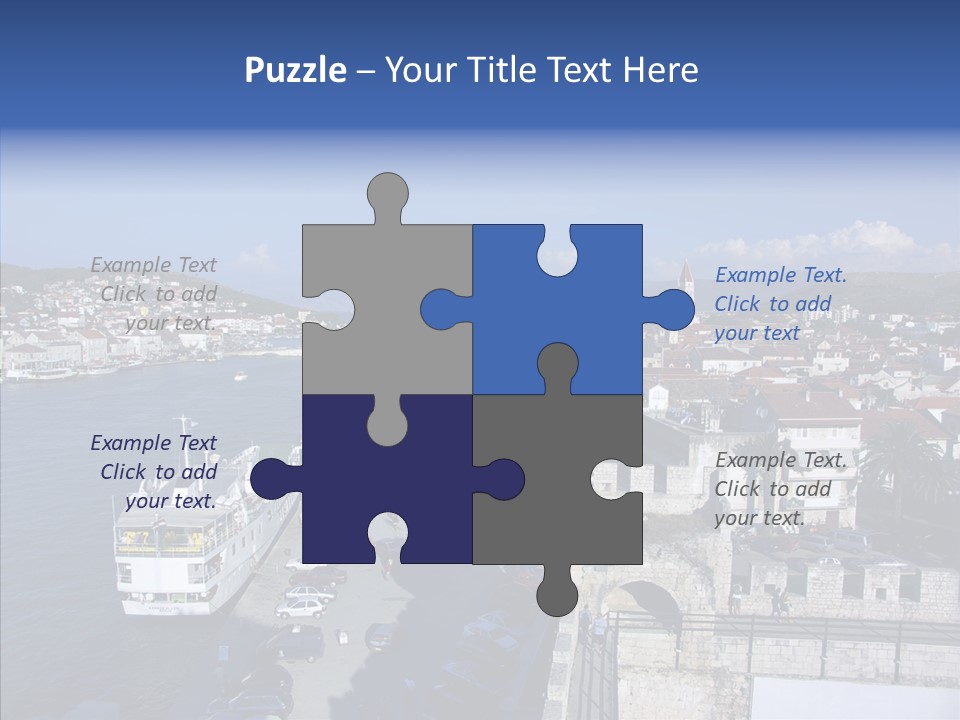 Adriatic Medieval Town PowerPoint Template