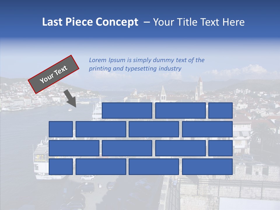 Adriatic Medieval Town PowerPoint Template