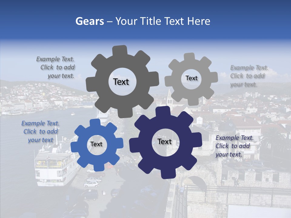 Adriatic Medieval Town PowerPoint Template