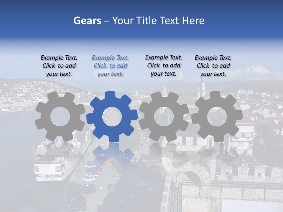 Adriatic Medieval Town PowerPoint Template