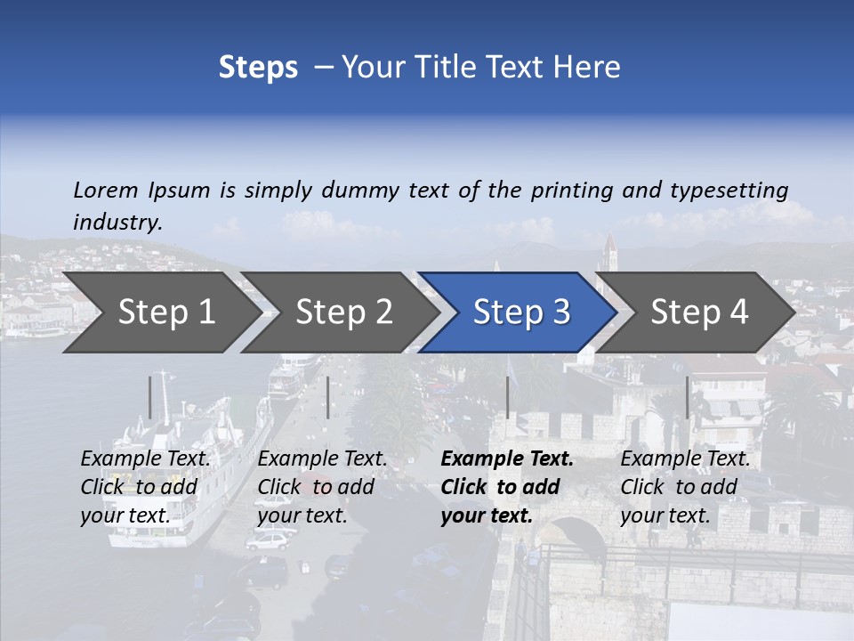 Adriatic Medieval Town PowerPoint Template