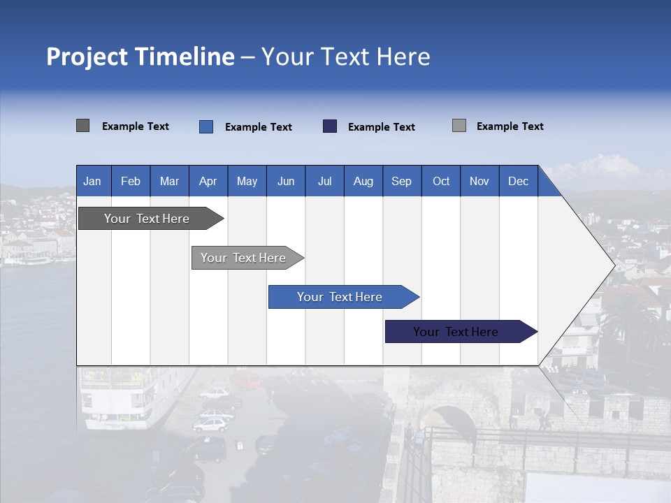 Adriatic Medieval Town PowerPoint Template
