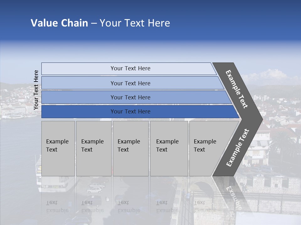 Adriatic Medieval Town PowerPoint Template