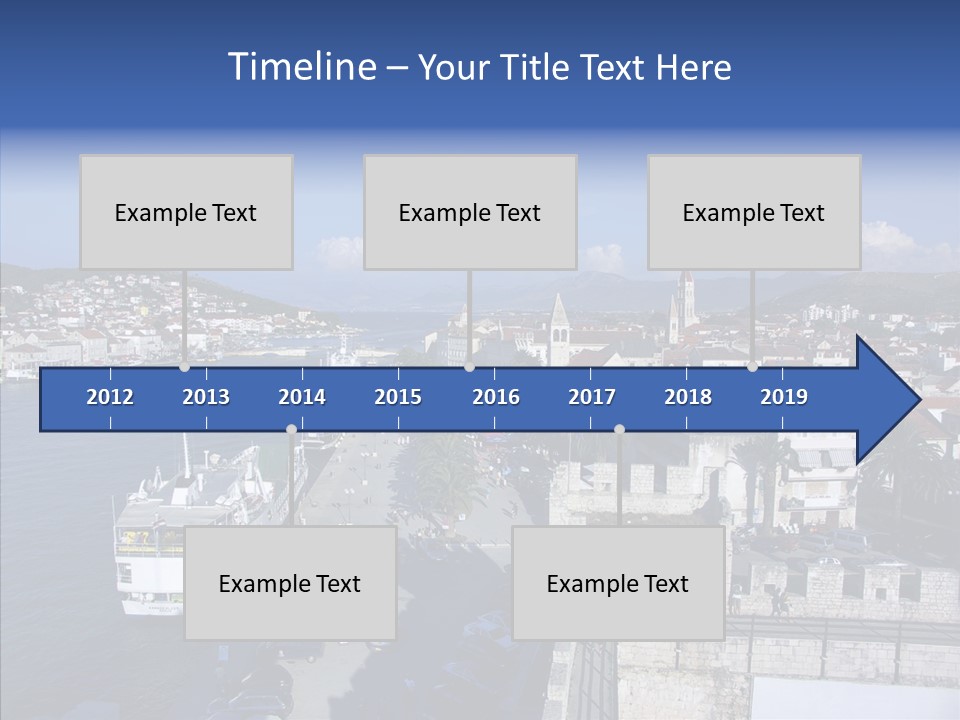 Adriatic Medieval Town PowerPoint Template