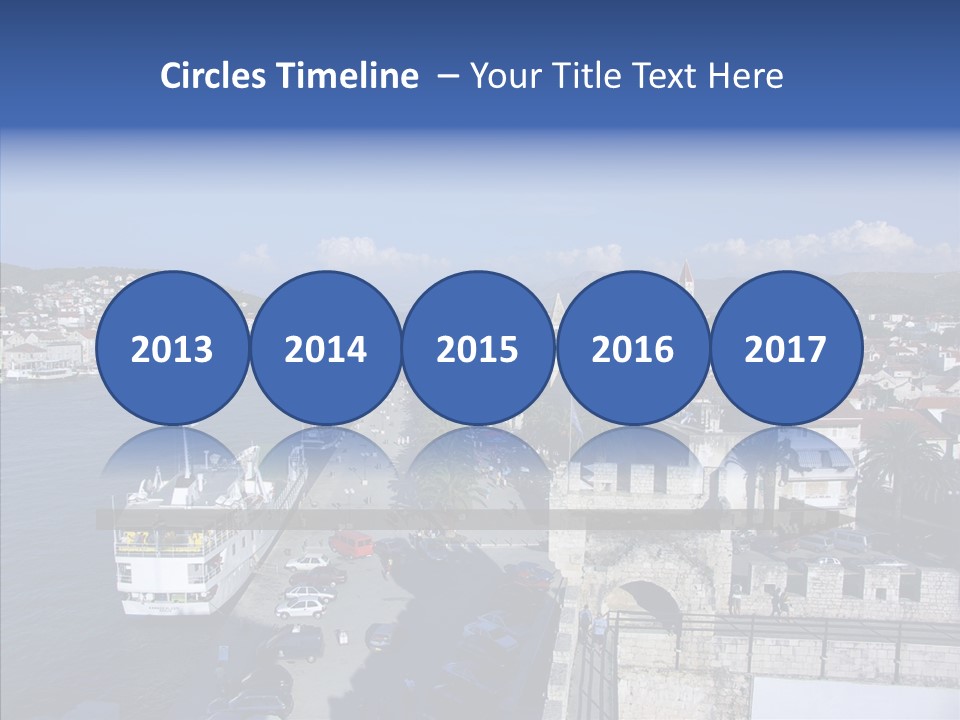 Adriatic Medieval Town PowerPoint Template