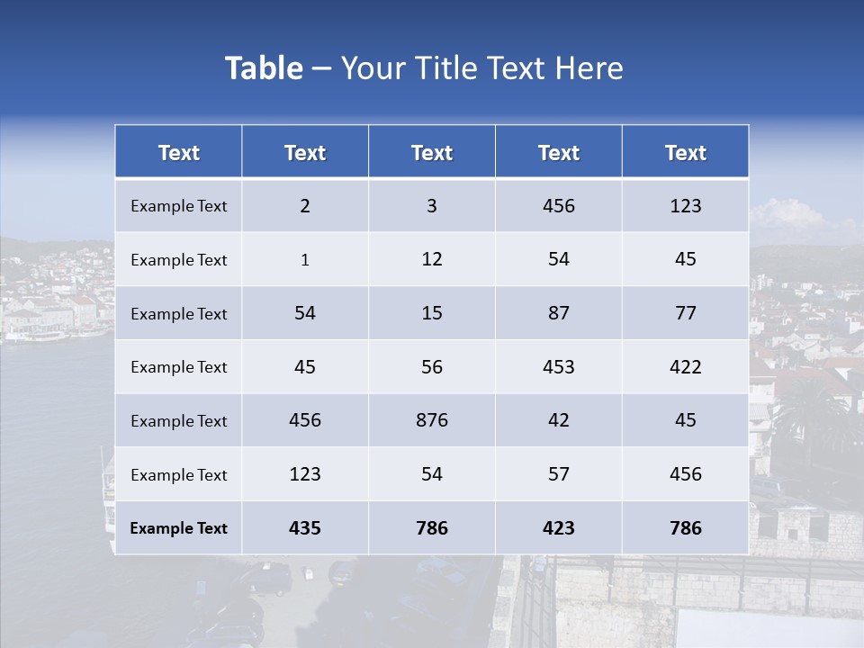 Adriatic Medieval Town PowerPoint Template