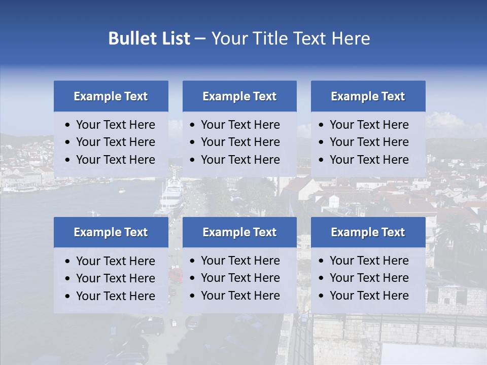 Adriatic Medieval Town PowerPoint Template