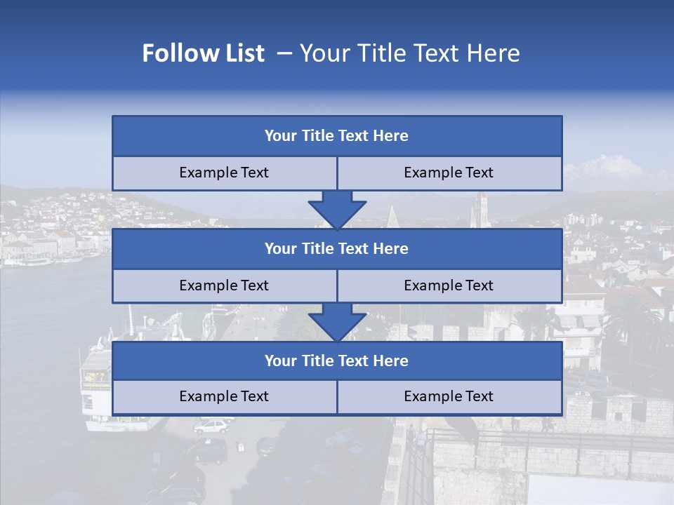 Adriatic Medieval Town PowerPoint Template