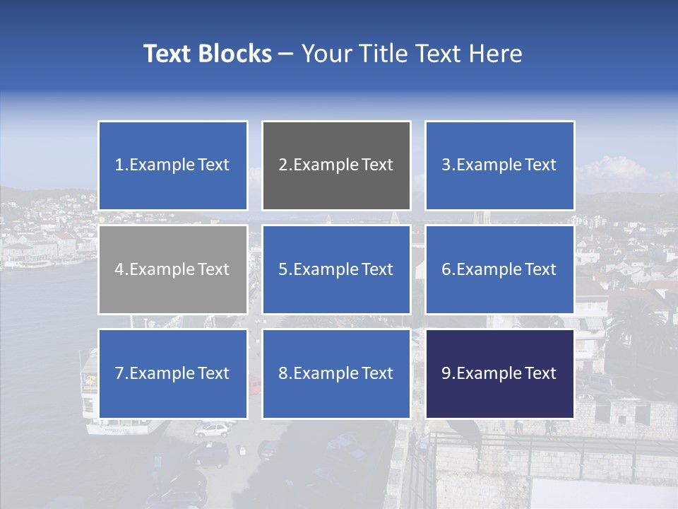Adriatic Medieval Town PowerPoint Template