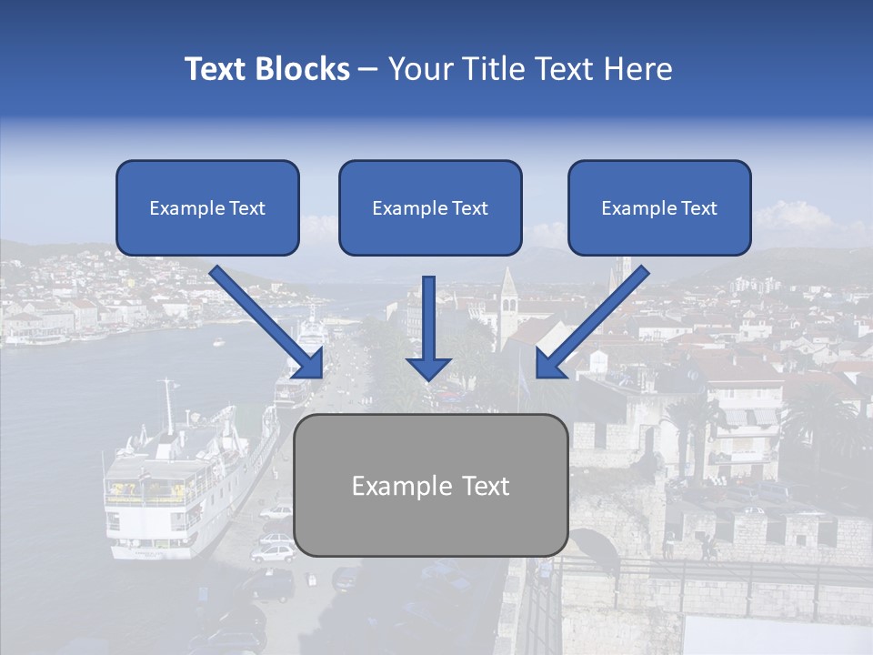 Adriatic Medieval Town PowerPoint Template