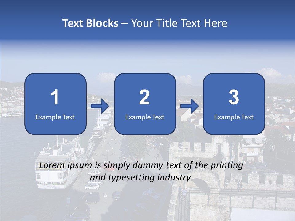 Adriatic Medieval Town PowerPoint Template