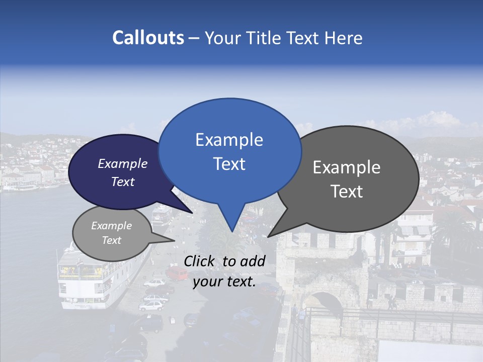 Adriatic Medieval Town PowerPoint Template