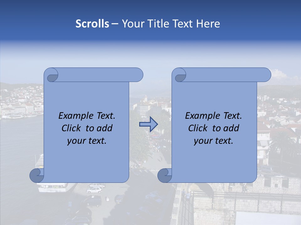 Adriatic Medieval Town PowerPoint Template
