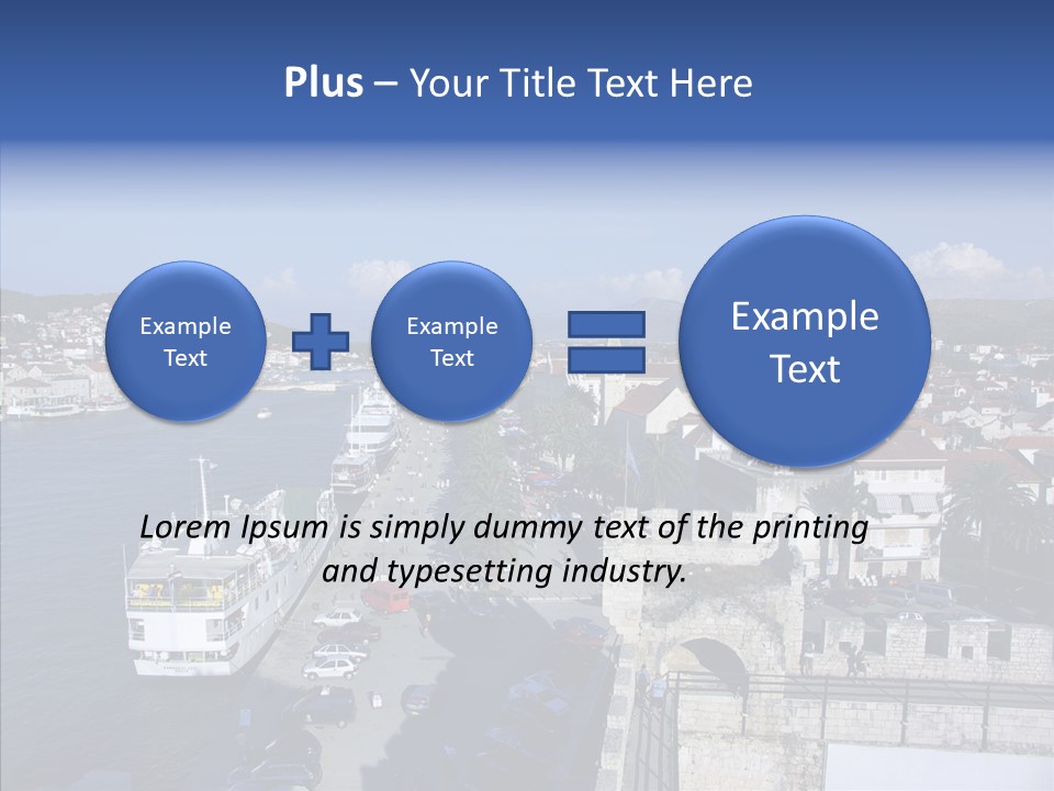 Adriatic Medieval Town PowerPoint Template