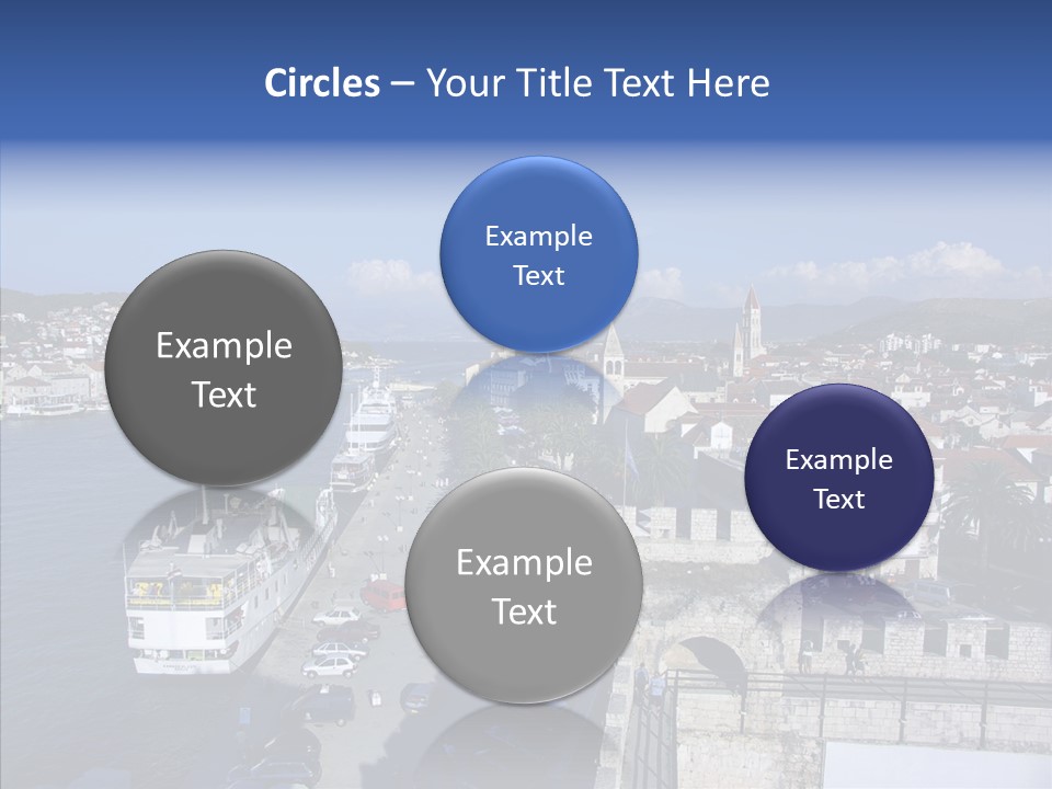 Adriatic Medieval Town PowerPoint Template