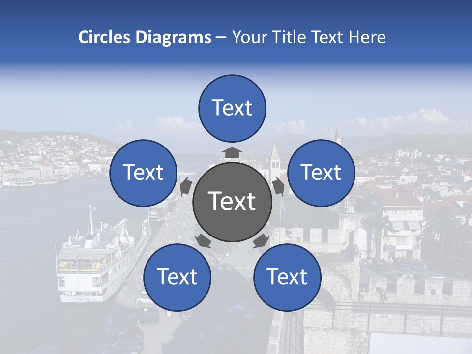 Adriatic Medieval Town PowerPoint Template
