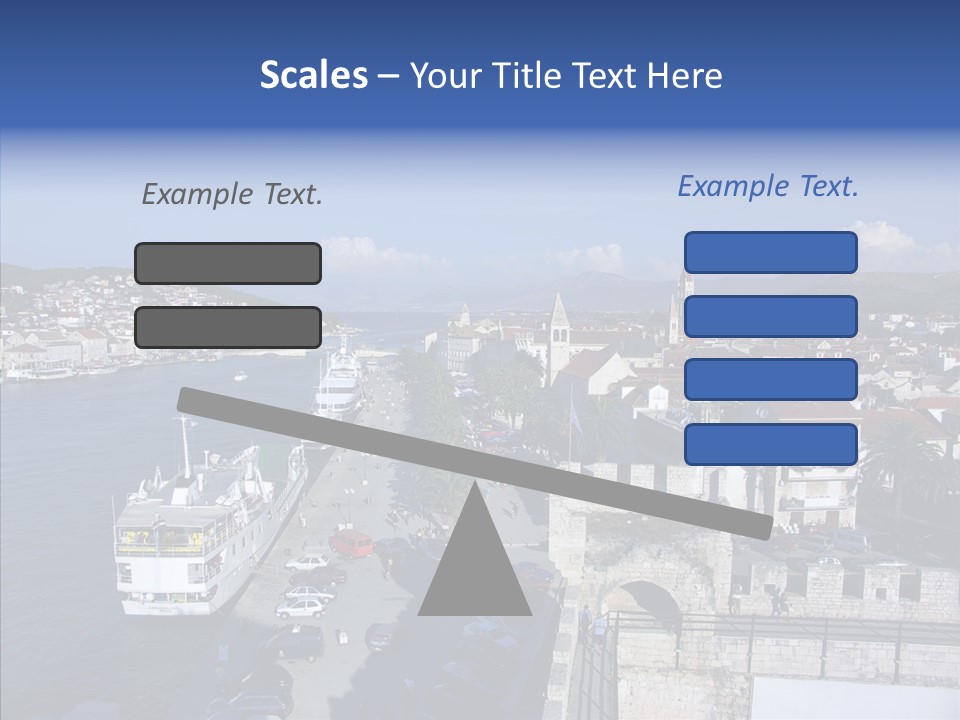 Adriatic Medieval Town PowerPoint Template