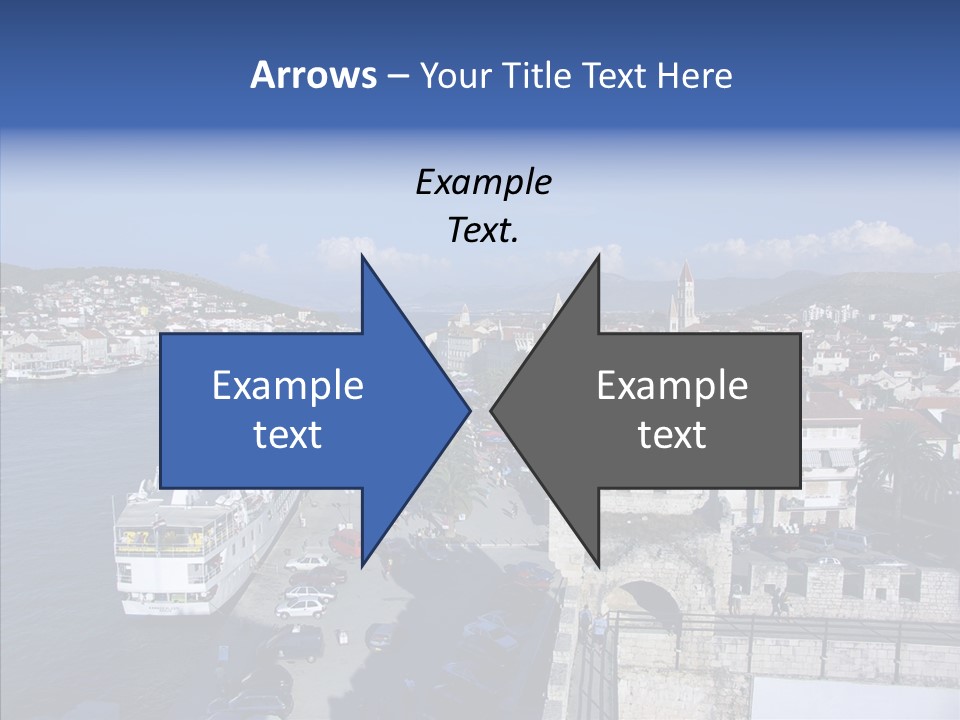 Adriatic Medieval Town PowerPoint Template