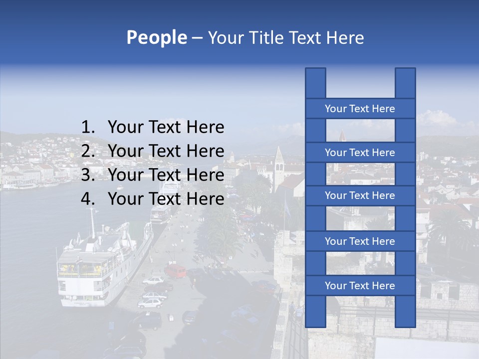 Adriatic Medieval Town PowerPoint Template