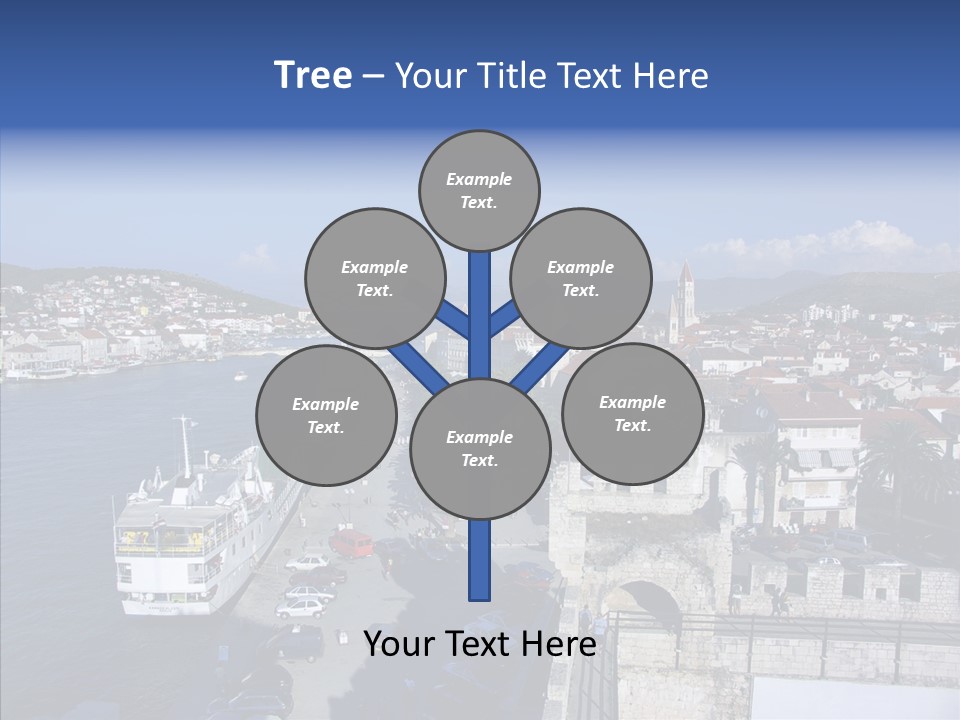 Adriatic Medieval Town PowerPoint Template