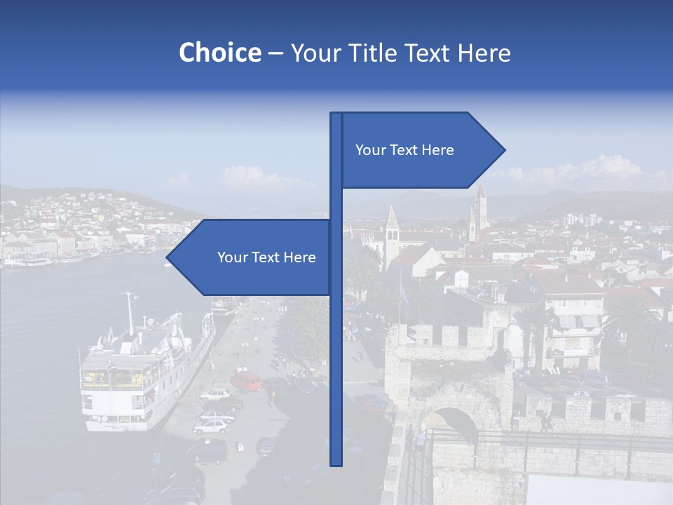 Adriatic Medieval Town PowerPoint Template