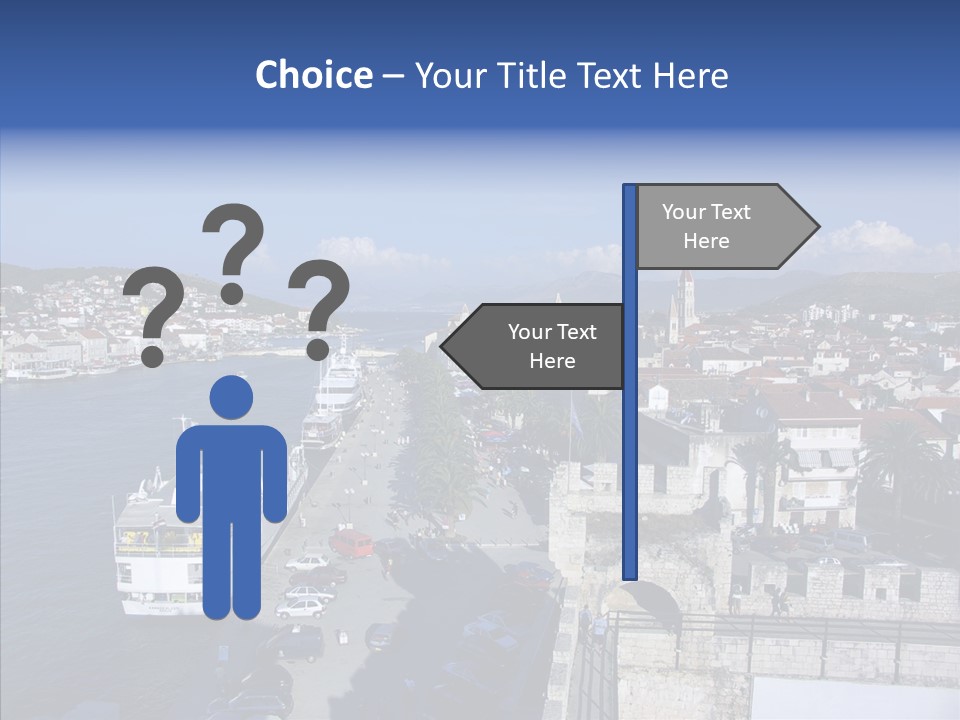 Adriatic Medieval Town PowerPoint Template