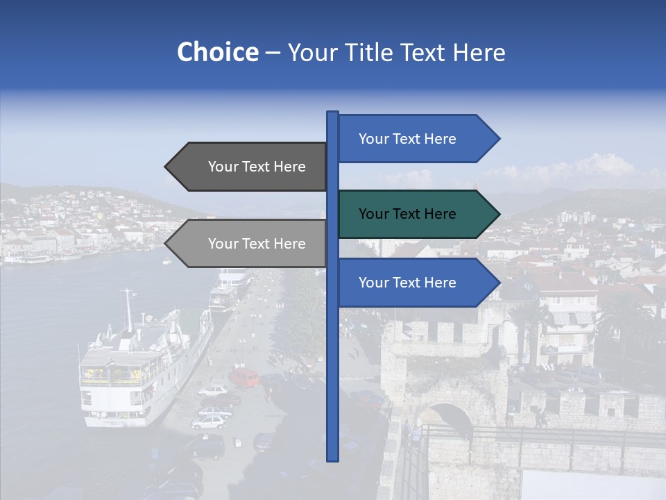 Adriatic Medieval Town PowerPoint Template
