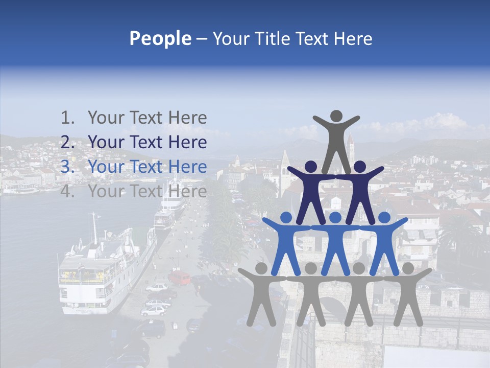 Adriatic Medieval Town PowerPoint Template