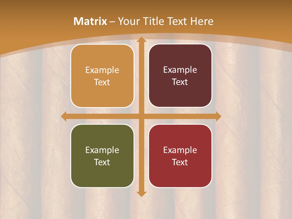 Objects Cigar Lung PowerPoint Template