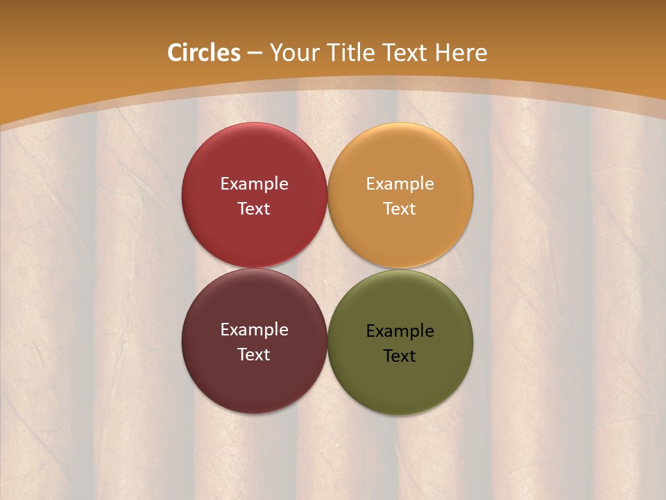 Objects Cigar Lung PowerPoint Template