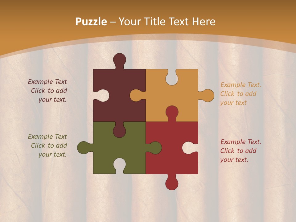 Objects Cigar Lung PowerPoint Template